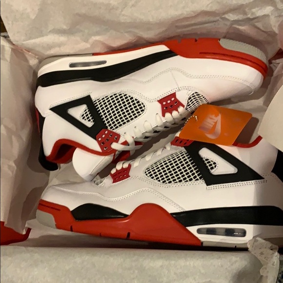 *SOLD ON EBAY* Air Jordan 4 Fire Red Size 12 DS - Picture 5 of 6